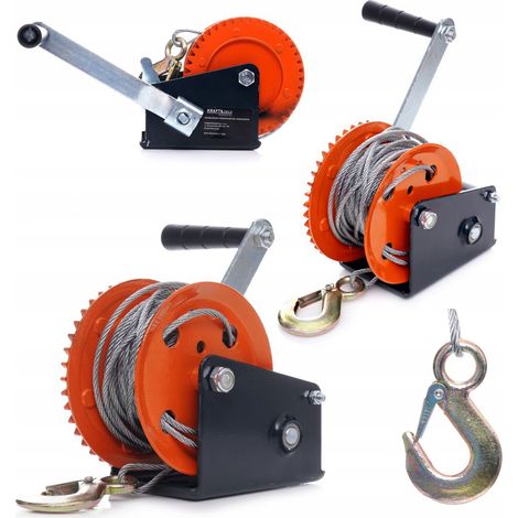 Cabrestante Kraft&Dele KD1312 de 1,13 T, altura de elevación de 10 m. (1/5)