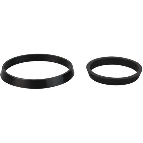 Kit de joints multiples siphon pour évacuation, noir