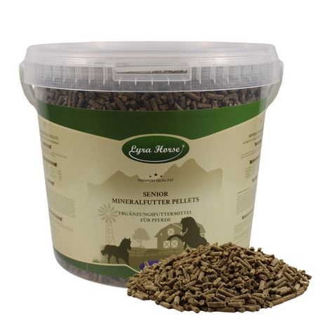 3,8 kg d'aliment minéral Lyra Horse® Senior en seau