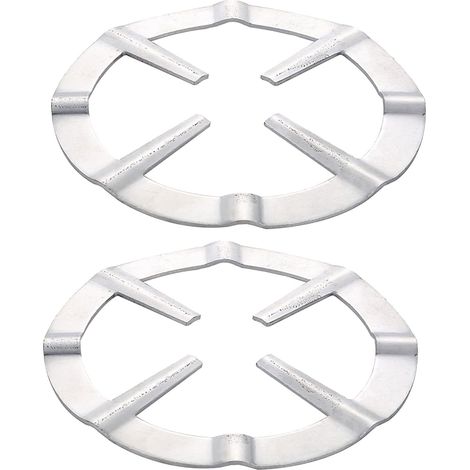 BEBUSINGOTO Set aus 2 Topfhaltern aus Eisen für Gasherde, Kaffeemaschinen und Mokkakanne (1/5)