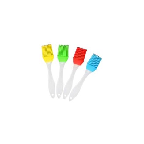 Küchenpinsel, Yuanzi Hochtemperaturbeständiger Silikon-Backpinsel zum Backen, Kochen, Grillen, für Kuchen und Gebäck (4er-Pack) – Zufällige Farbe – Fei Yu – Crezuo