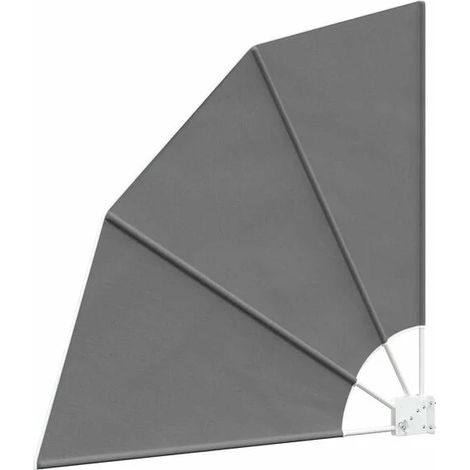 Paravent de balcon, 140 x 140 cm, polyester. (1/2)