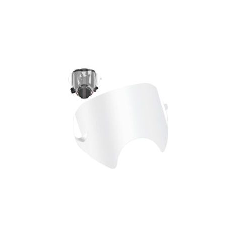 Lot de 10 Cache Objectifs Détachables pour Masques 3M 6000, 6800, 6900 Protection Complète et Facile à Installer.
