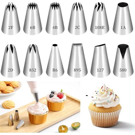 Stainless Steel Pastry Nozzles (1/5)