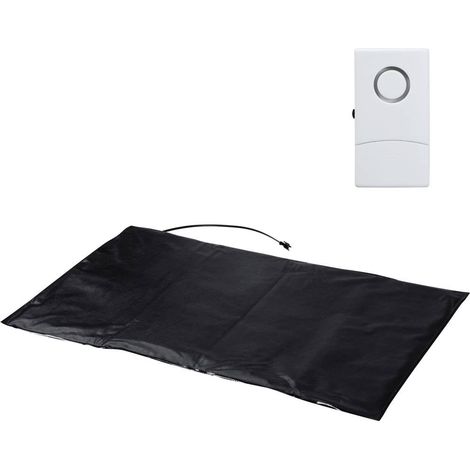 PENTATECH Zerbino con allarme a pressione Nero 95 dB 33620