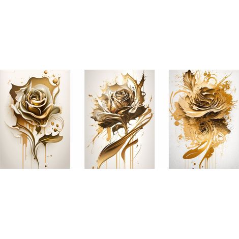 Set di poster - rose astratte PLN001 (1/5)