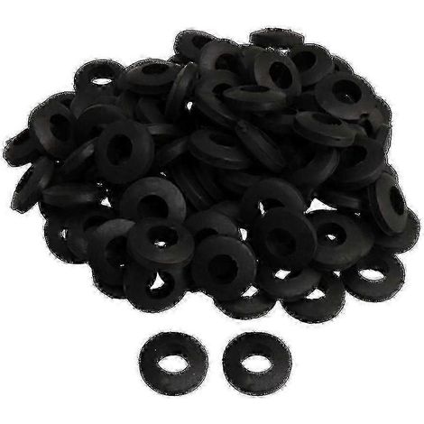 100 rondelles en caoutchouc noir 10205 mm pour M8 (1/5)