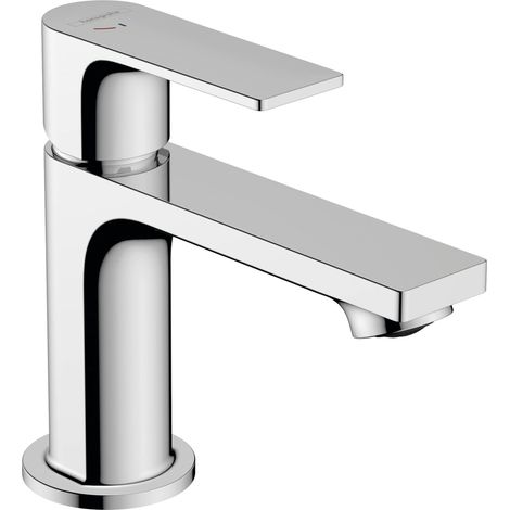 Mitigeur de Lavabo, Hauteur Sous Bec 80 mm, Robinet Lavabo avec Tirette et Vidage, Chromé, 72553000 (1/5)