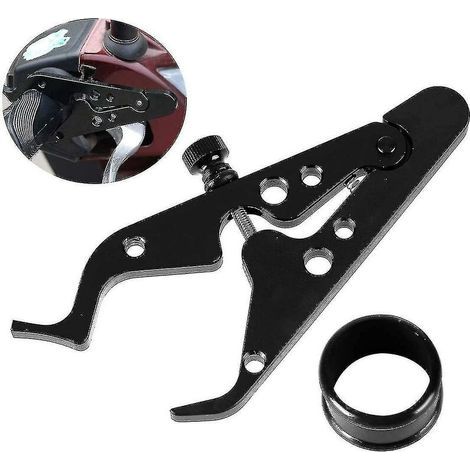 Controllo della velocità di crociera per moto, assistenza acceleratore, assistenza blocco motore, maniglia di controllo della velocità di crociera con anello in silicone per la maggior parte (1/4)