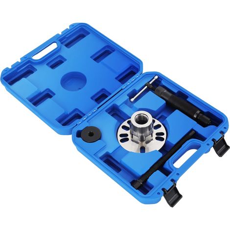 Extracteur de moyeu hydraulique, capacité de 10T, compatible avec les moyeux à 4 et 5 boulons, Bleu (1/2)