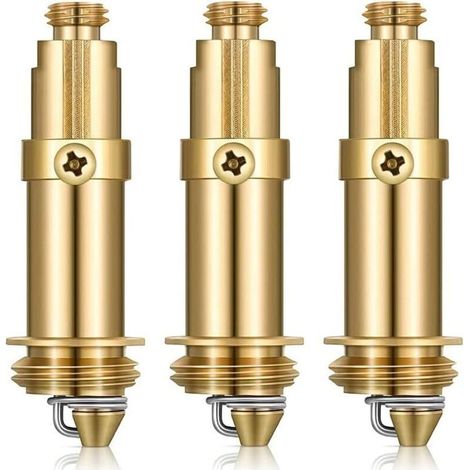 3 Pcs Bassin Pop-up Boulon à ressort en laiton Ressort Bouchon En Laiton pour La Plupart Des Évier Baignoire Bassin Drain Bouchon À Ressort Interne Boulon (1/5)