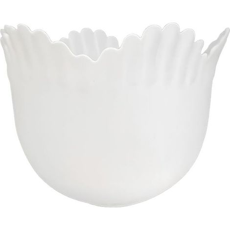 Mattes Kristallglas‑Lampenschirm ANDRA 16×12,5 cm mit 4 cm Öffnung