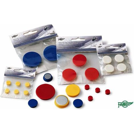 BOLSA 20 IMANES FAIBO 20MM BLANCO 56-20-01
