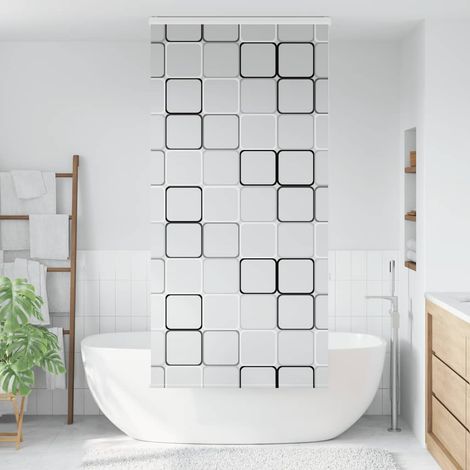 Store enrouleur de douche，Store à rouleau avec cassette largeur du tissu 86 cm CFW9943260 (1/5)
