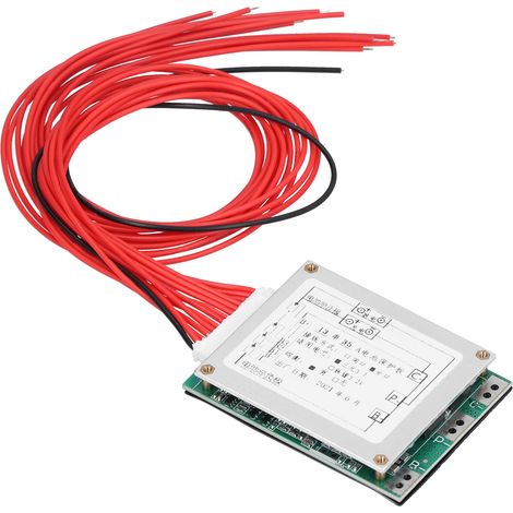 Carte de protection BMS pour batterie lithium 13S 48V 35A avec fonction d'égalisation (1/5)
