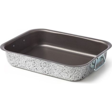 Teglia Antiaderente in Alluminio Rettangolare Sale e Pepe 25 cm (1/2)