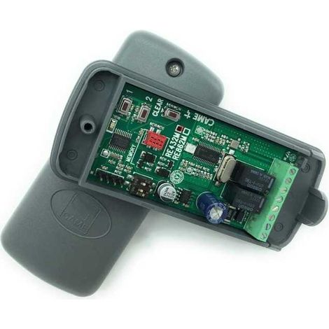 Came – Funkempfänger für motorisierte Antriebe – 1RE432M – Bicanale 433,92 MHz – IP54 – 12-24 V AC/DC – Bis zu 50 Benutzer