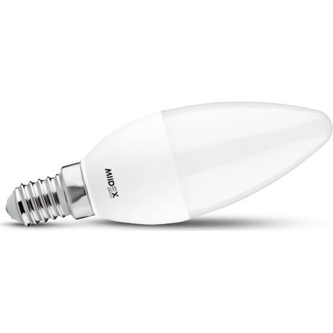 Ampoule LED E14 Flamme 4,2W 4000K 240 Miidex Lighting® (1/2)