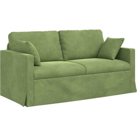 Canapé Vert clair 158 x 78 x 80 cm Velours (1/5)