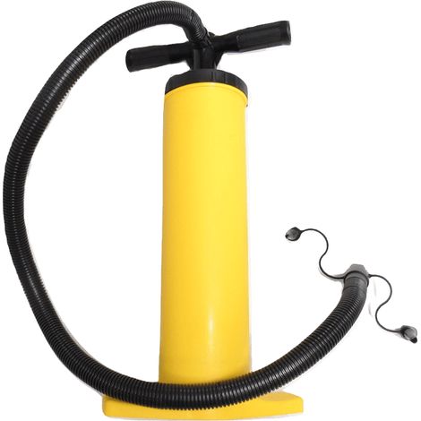 Double Action Hand Pump - Quickly Inflate & Deflate Air Bed Balloons Swimming Pool Dinghy (1/5)