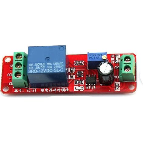Relais temporisé monostable NE555 12 V CC, module réglable de 0 à 10 secondes (1/5)