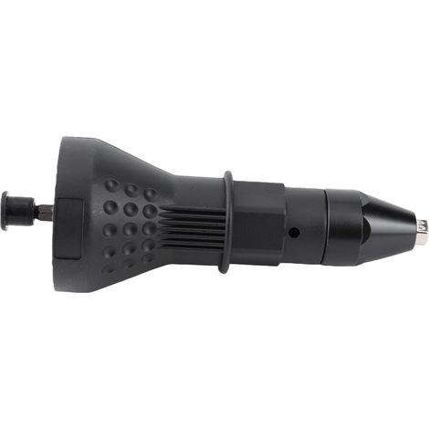 Adaptateur de riveteuse électrique pour perceuse, accessoire de rivetage à écrous, outil électrique noir pour travaux pratiques (1/5)