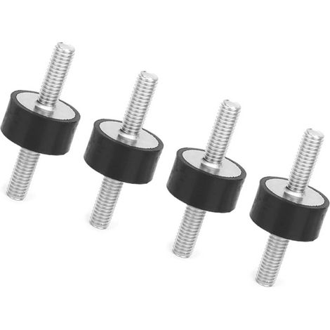 4 Stück M6 Gummilager, männlich, Antivibrations-Silentblock, Auto, Boot, Bobbins (VV2010 M618) (1/5)