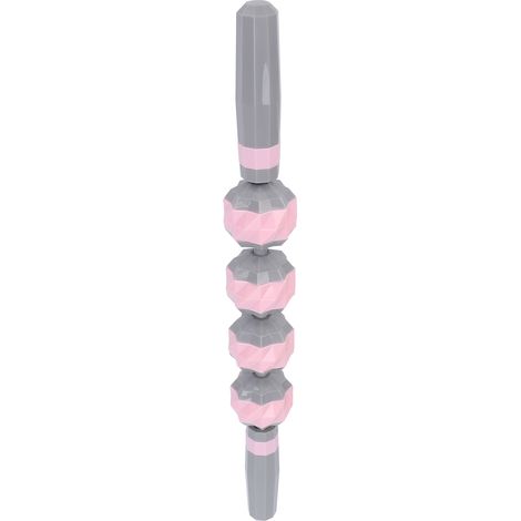 Bâton de Massage Musculaire pour Récupération Sportive et Détente - Rouleau en Forme de Tube - Rose (1/5)