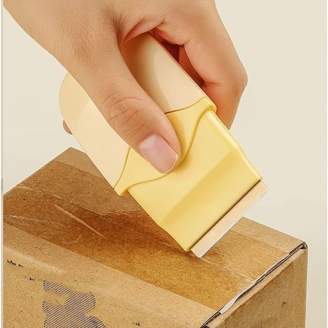 Lot de 3 grattoirs multifonctions avec lames remplaçables, grattoir à joint robuste pour enlever les autocollants, outil de nettoyage de carrelage en verre, idéal pour la rénovation de la maison, les (1/5)