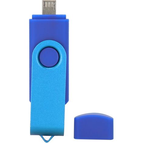 Clé USB 2.0 32 Go Bleue - Mémoire Flash Portable pour Ordinateur, OTG Compatible - Modèle CW10040 (1/5)