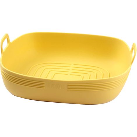 Moule à cuisson en silicone pour friteuse à air chaud, rôtissoire et plaque à pizza - Accessoires de protection alimentaire, tapis de grill rond de remplacement (1/5)