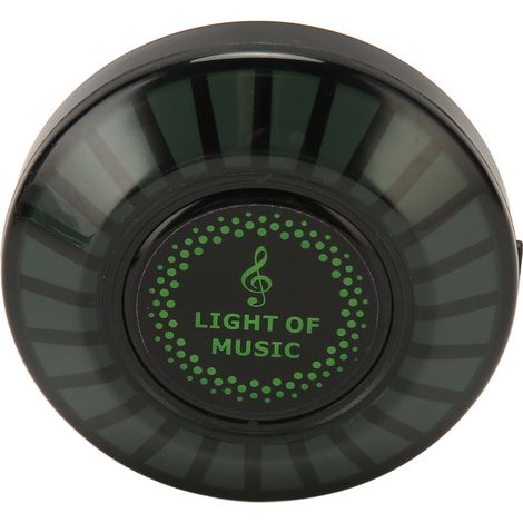 Lampe de ramassage sonore ronde et colorée RGB avec diffuseur de parfum et d'arômes, activée par la voix, pour voiture ou fête. (1/5)