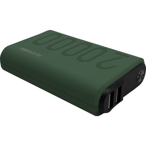 RealPower PB-20000 PD+ Power bank 20.000 mAh Litio Midnight, Verde (1/5)