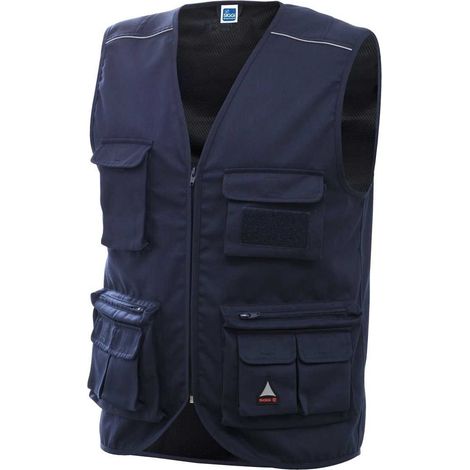 Gilet da Lavoro Multi Tasche Siggi Chrome - Blue Blue 2XL (1/2)