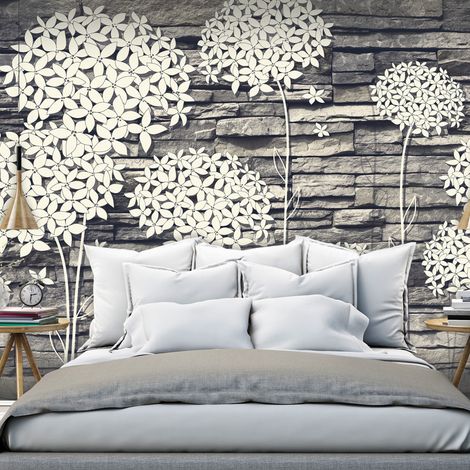 Fotomurale - Stones Flowers - 250x175 (1/4)