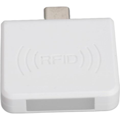 Lecteur de Carte 13,56 MHz Type C Lecteur Intelligent Contact pour avec Buzzer (WHITE) (1/5)