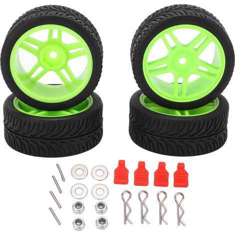 Pentagram Leaf 65mm Reifen für Wltoys 144001/144002 RC Offroad-Auto - Grün (1/5)