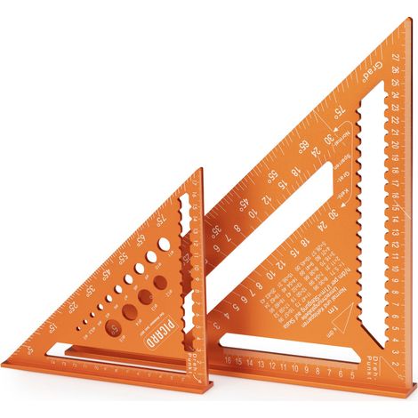Picard Zimmermannswinkel Winkeldreieck Alu Set 300 mm 180 mm 0071520-002 (1/5)
