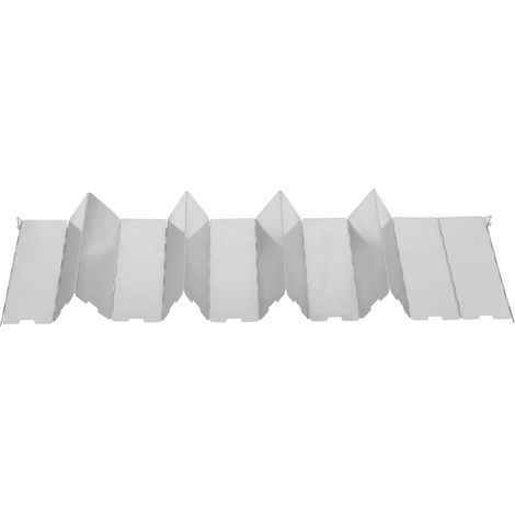 Pare-Brise Extérieur Pare-Brise Pliable Brise-Vent De Camping Plaque à Vent Pare-Brise Pliant pour Poêles Camping Windbreaks Stove Pare-Brise Coupe-Vent (1/5)