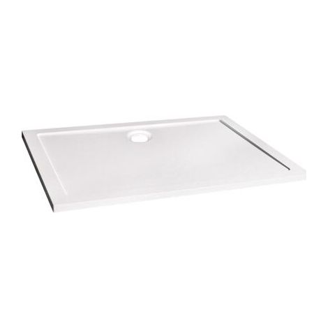 ONDEE - Plato de ducha BULL - Antideslizante - SMC - Blanco - Extra-plano - 80x120cm