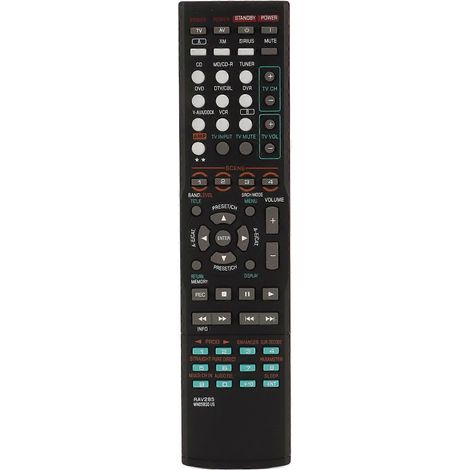 Ersatzfernbedienung RAV285 WN05830 für AV 6160, RX V663, RX V663BL und HTR 6160BL Receiver - kompatibel mit Yamaha Modellen, Universalfernbedienung (1/5)