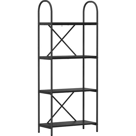 Maison Exclusive - Bücherregal Schwarz Eichen-Optik 60 x 30 x 146