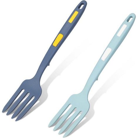 Fourchette Cuisson - Silicone Anti-adhésif - Résistant Chaleur Jusqu'à 230°C - Pour Poêles Antiadhésives - Lot de 2 (1/5)