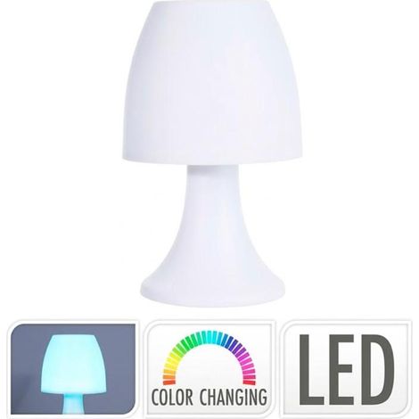 PROGARDEN lampara mesa led multicolor 192 mm , Lámpara de mesa LED multicolor de 192 mm, diseñada para aportar una iluminación decorativa y ambiental a diferentes espacios del hoga