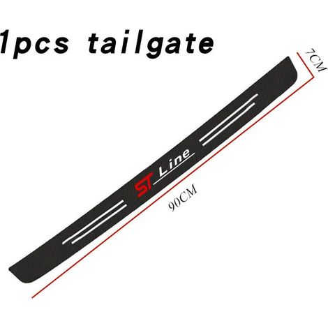 (1 pièce pour STline) Autocollants de protection de seuil de porte et de pare-chocs arrière pour Ford ST-line Focus 2 3 Mondeo Ecosport Kuga Mk4 Fiesta Mk3 Accessoires (1/3)