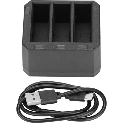 Chargeur rapide 3 canaux avec indicateur LED pour batterie DJI Osmo Action (1/5)