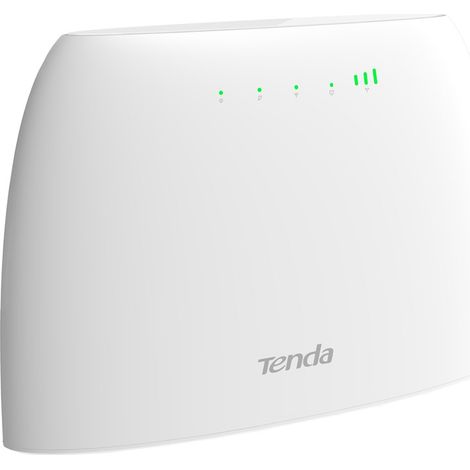 Tenda N300 routeur sans fil Fast Ethernet Monobande (2,4 GHz) 4G Blanc (1/4)