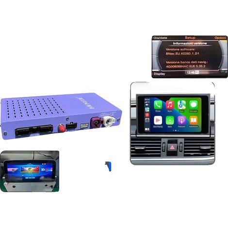 Decodificador, CarPlay inalámbrico, kit de actualización Android Auto, LA10-AU3G-TVBOX (1/2)