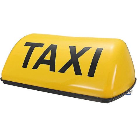 12V wasserdichte magnetische Signalleuchte für Taxis – Gelb (1/5)