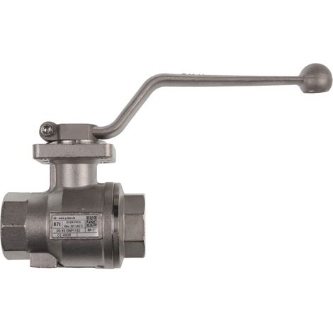 Kugelhahn 87E-1 Rp 1 Dichtung Teflon für Gas PN16 für Klär- und Biogas - 454013 von Weishaupt